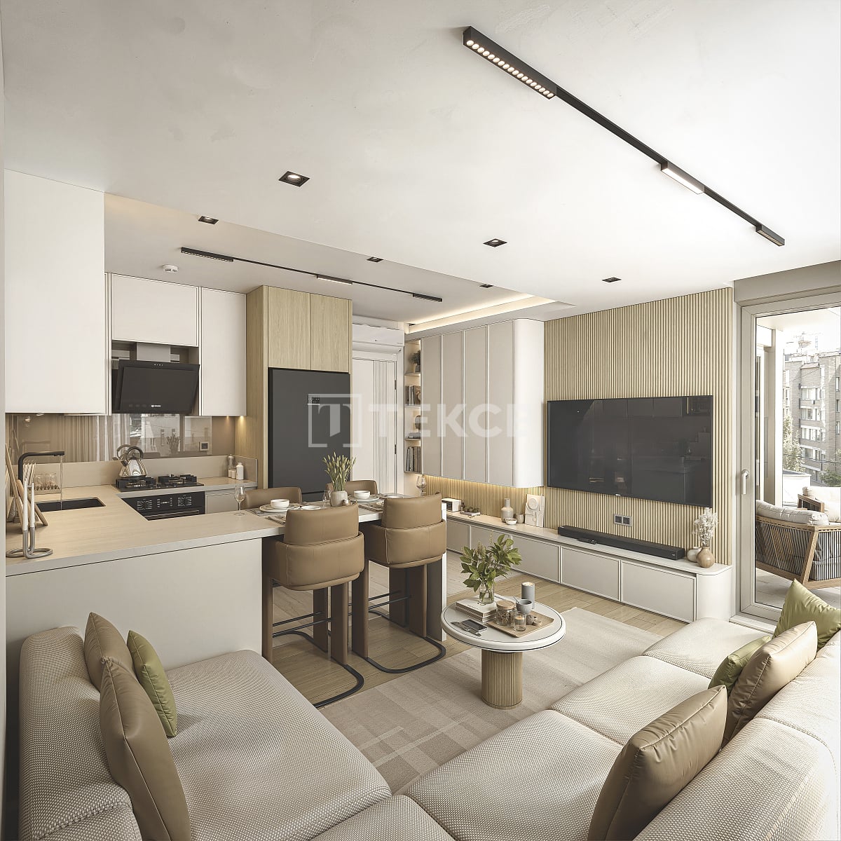 Апартаменты в Анталии, Турция, 65 м² - фото 15