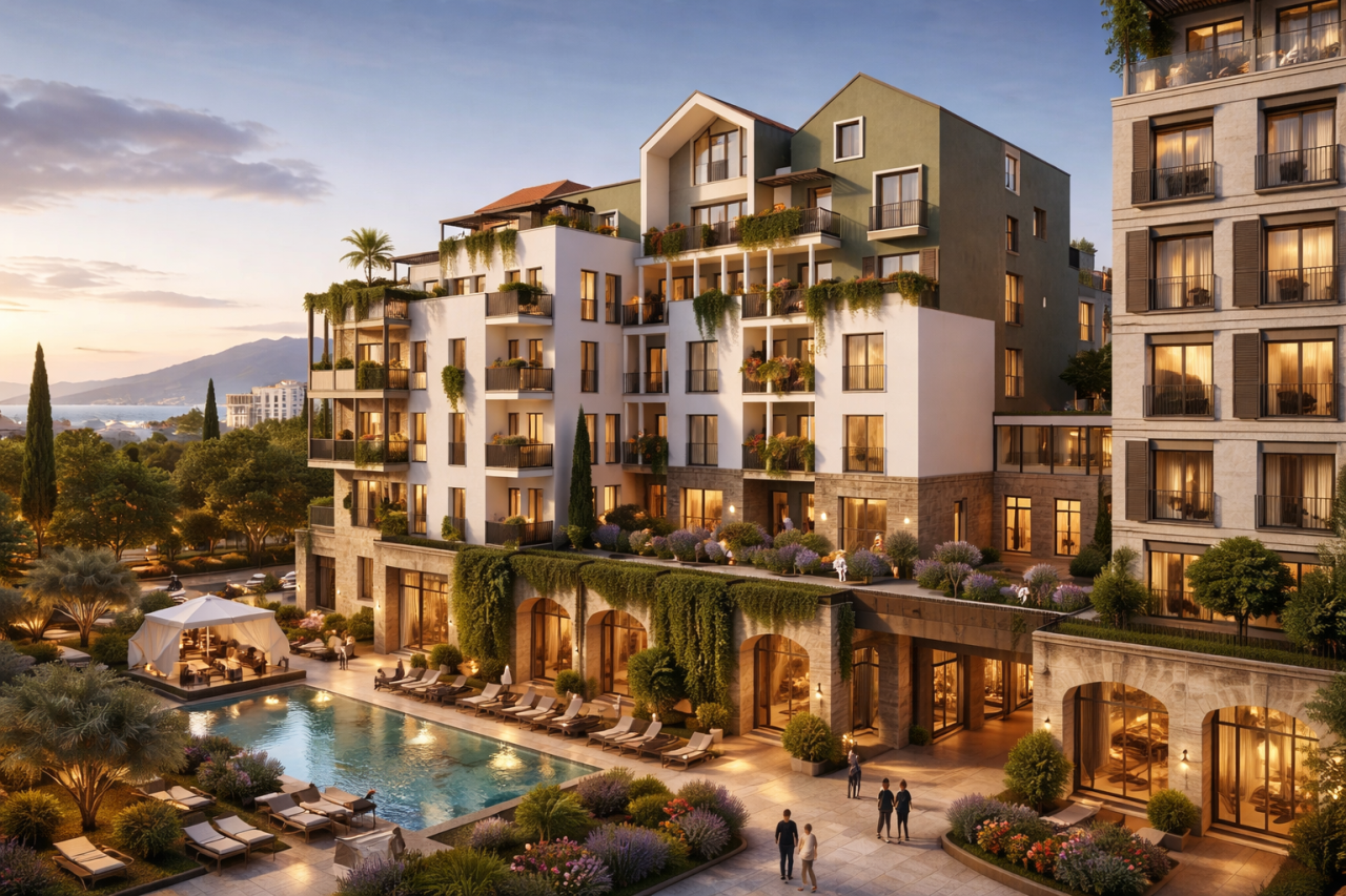 Апартаменты в Тивате, Черногория, 114.05 м² - фото 1