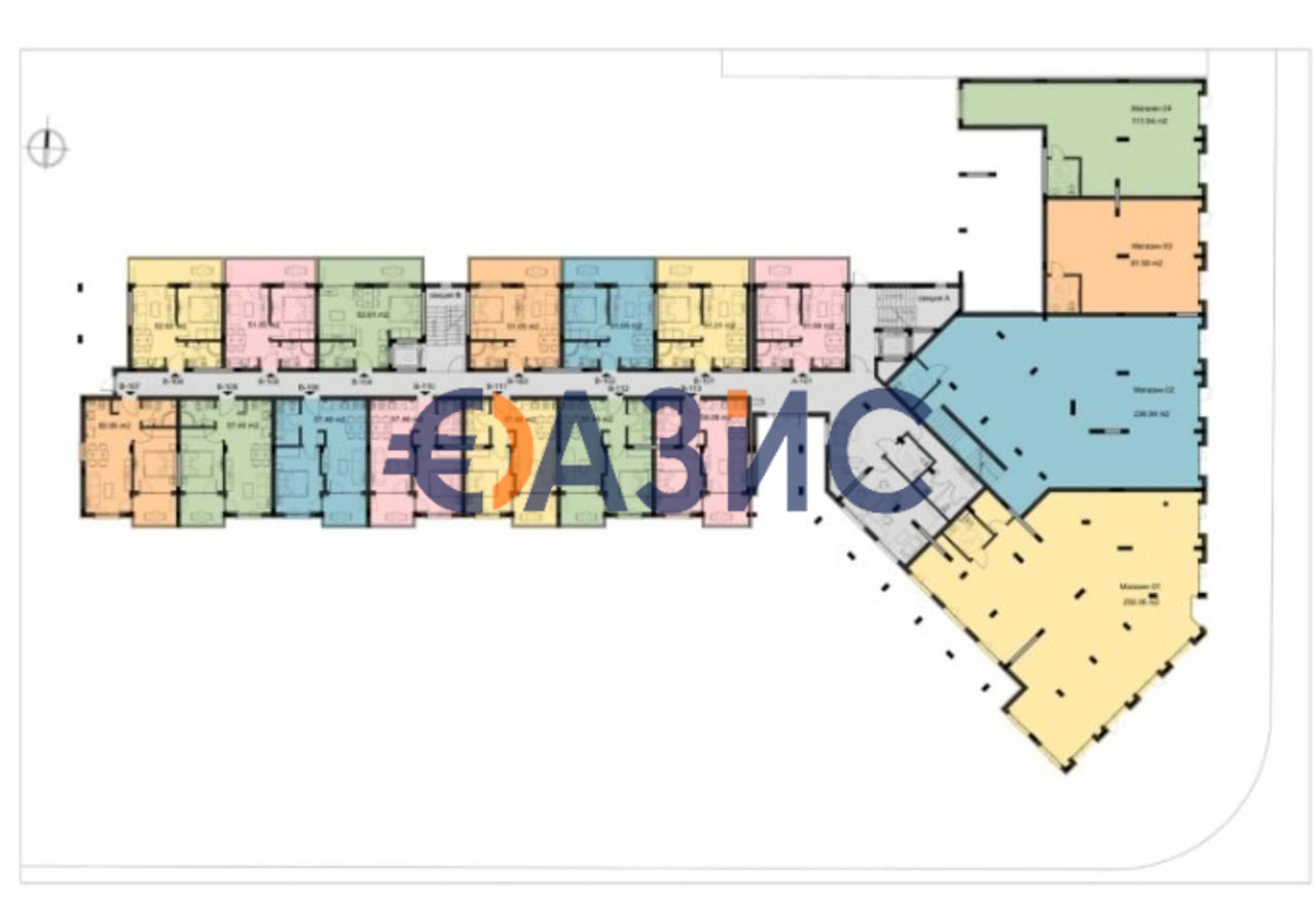 Апартаменты на Солнечном берегу, Болгария, 132.6 м² - фото 18