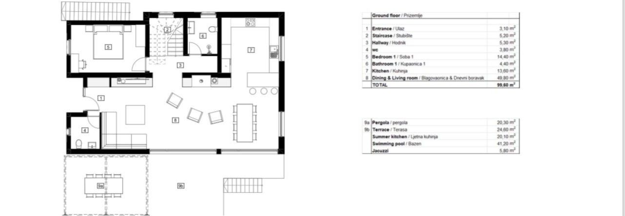 Дом Istria, Kastelir-labinci, Хорватия, 99.6 м² - фото 5