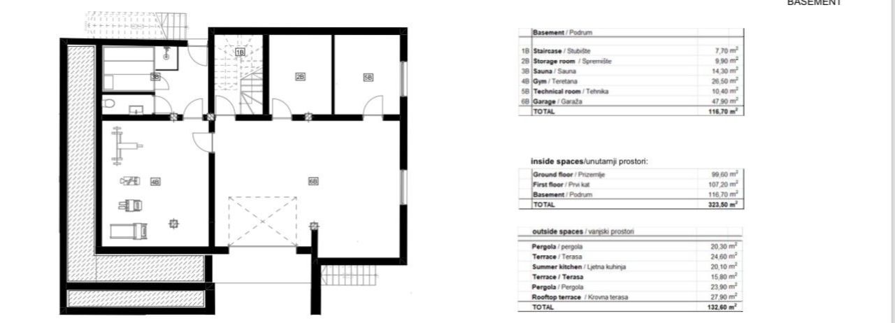 Дом Istria, Kastelir-labinci, Хорватия, 99.6 м² - фото 6