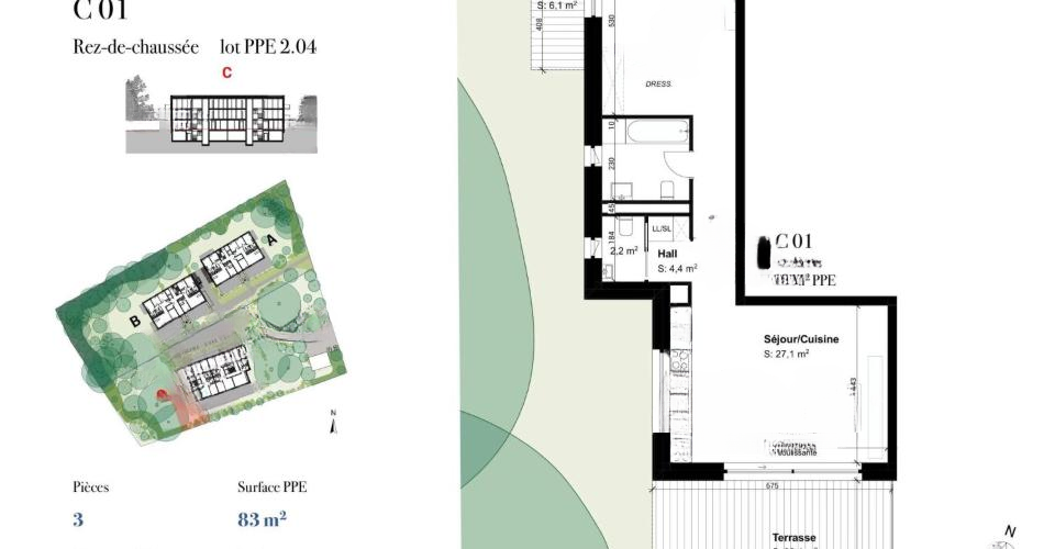 Квартира в Женеве, Швейцария, 83 м² - фото 7