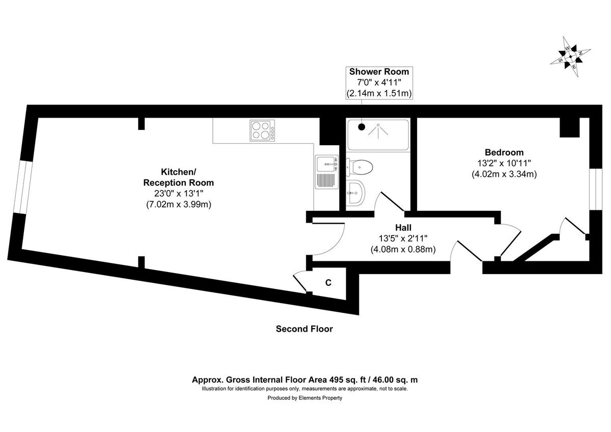 Квартира в Лондоне, Великобритания, 46 м² - фото 7