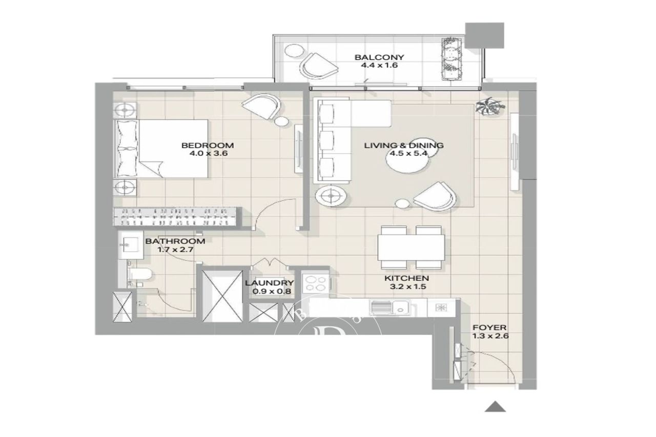 Квартира в Дубае, ОАЭ, 73.5 м² - фото 2