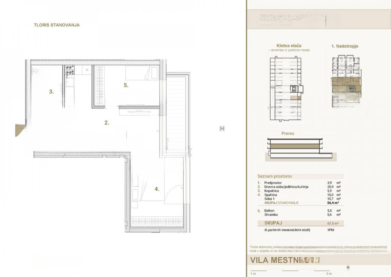 Квартира в Любляне, Словения, 68 м² - фото 5