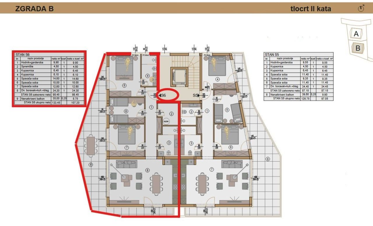 Квартира Istria, Pjescana uvala, Хорватия, 133.46 м² - фото 5