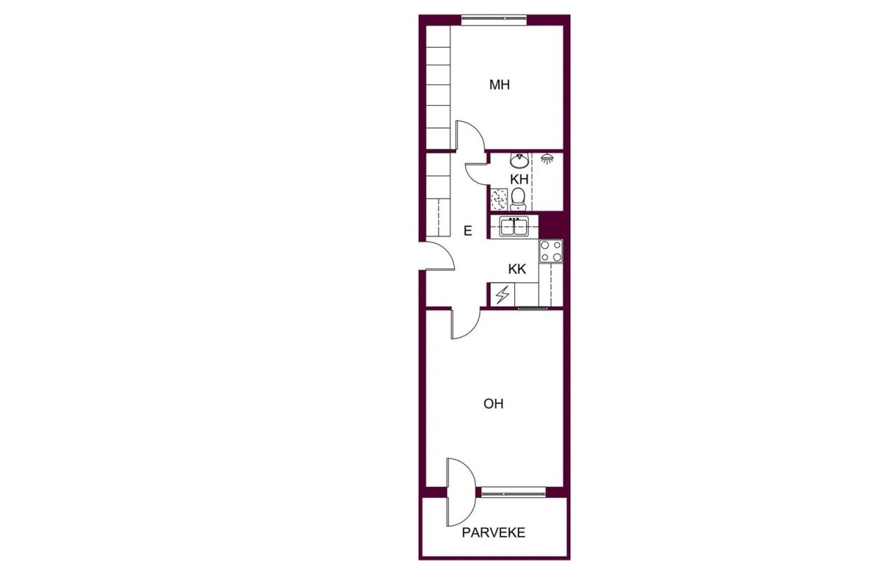 Таунхаус в Пиексямяки, Финляндия, 44 м² - фото 2