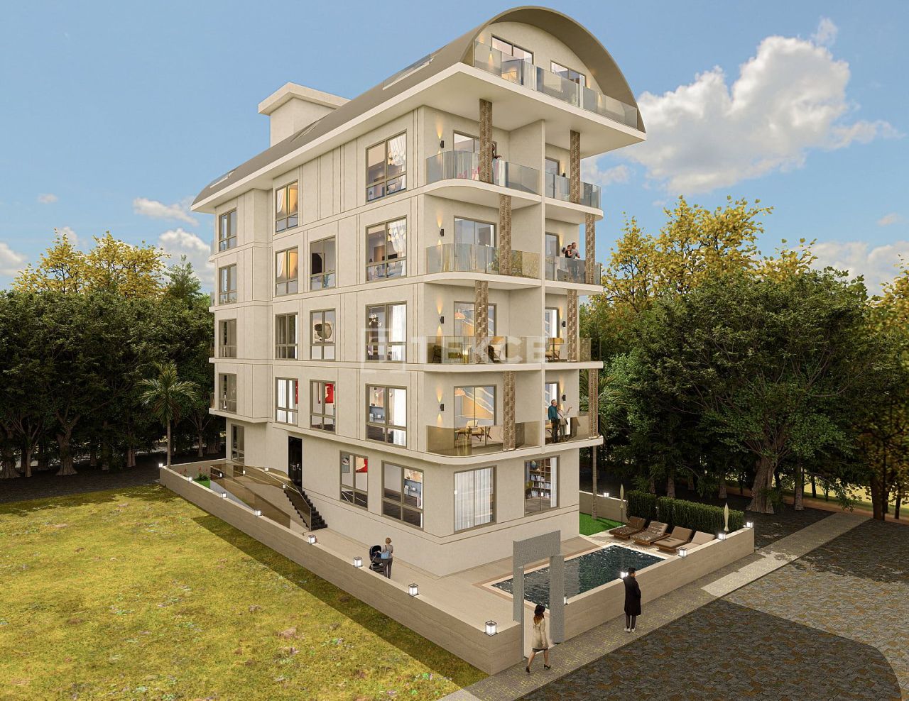 Апартаменты в Алании, Турция, 56 м² - фото 1