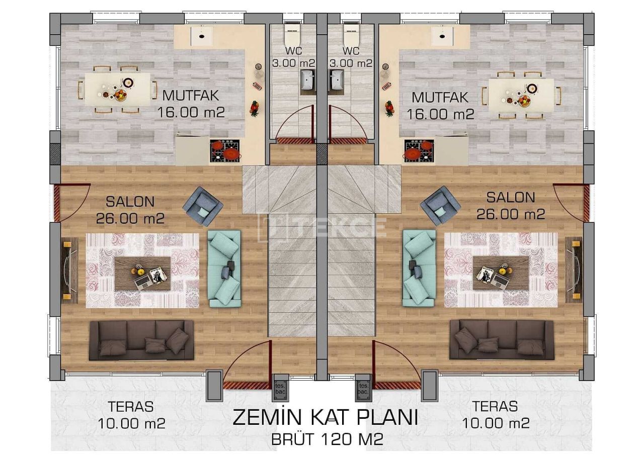 Вилла в Кирении, Кипр, 120 м² - фото 18