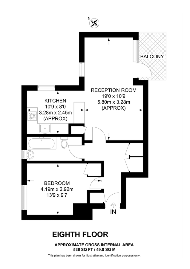 Квартира в Лондоне, Великобритания, 50 м² - фото 8