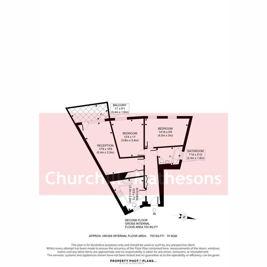 Квартира в Лондоне, Великобритания, 70 м² - фото 9