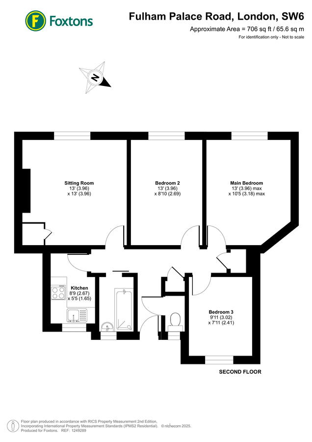 Квартира в Лондоне, Великобритания, 66 м² - фото 10