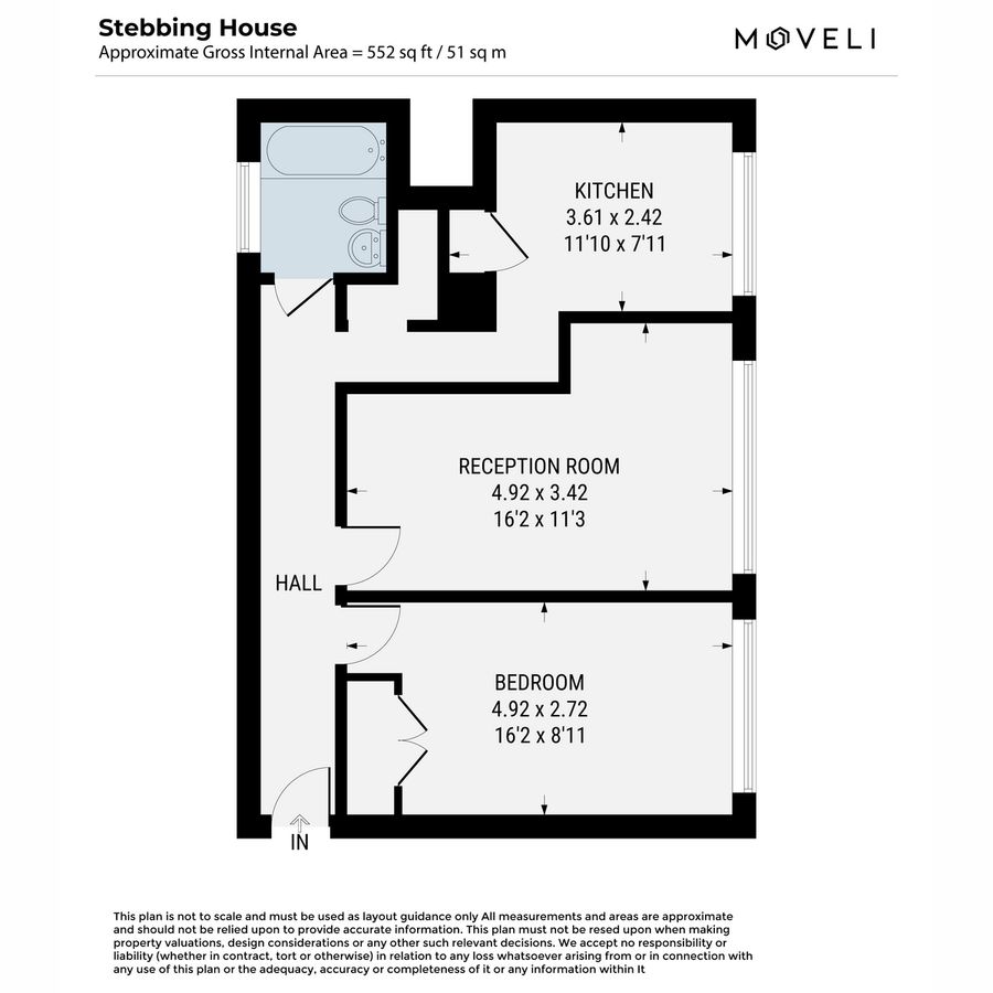 Квартира в Лондоне, Великобритания, 51 м² - фото 10