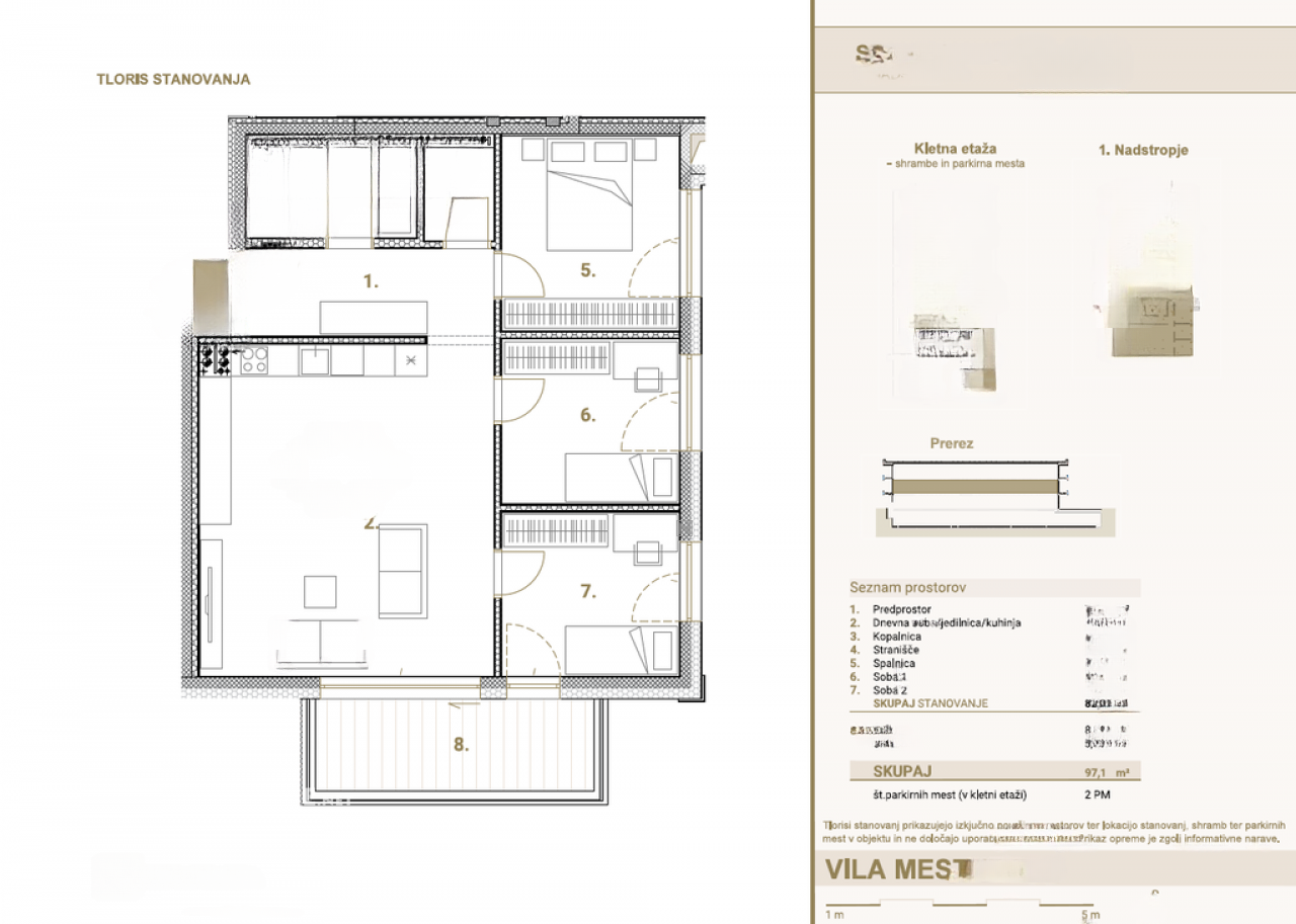 Квартира в Любляне, Словения, 97 м² - фото 5