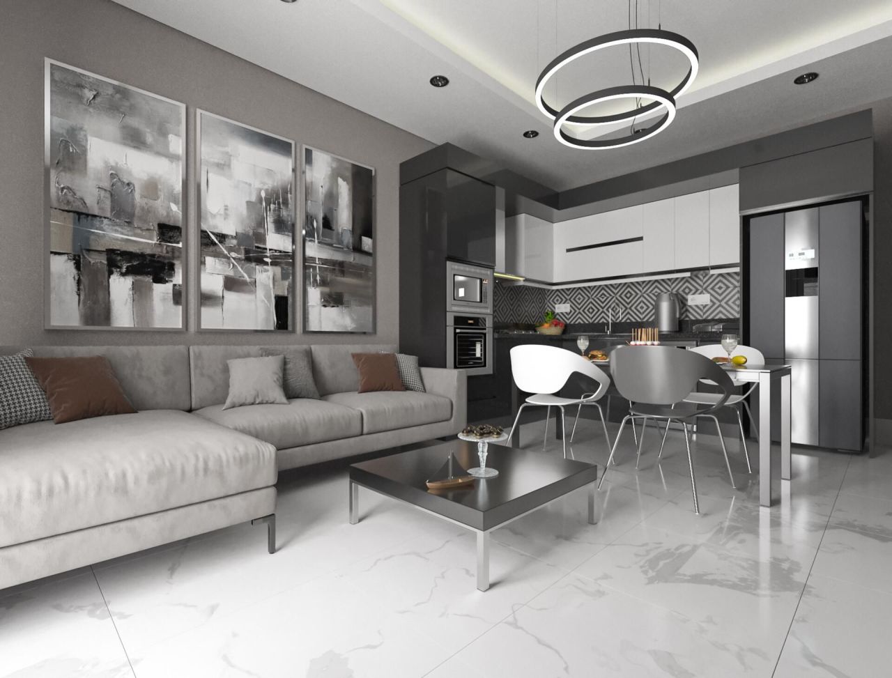 Апартаменты в Алании, Турция, 53 м² - фото 9