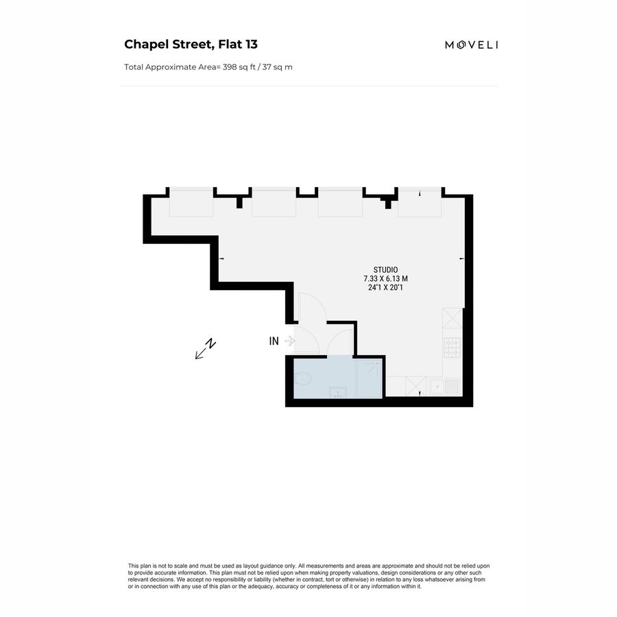 Квартира в Лондоне, Великобритания, 37 м² - фото 9