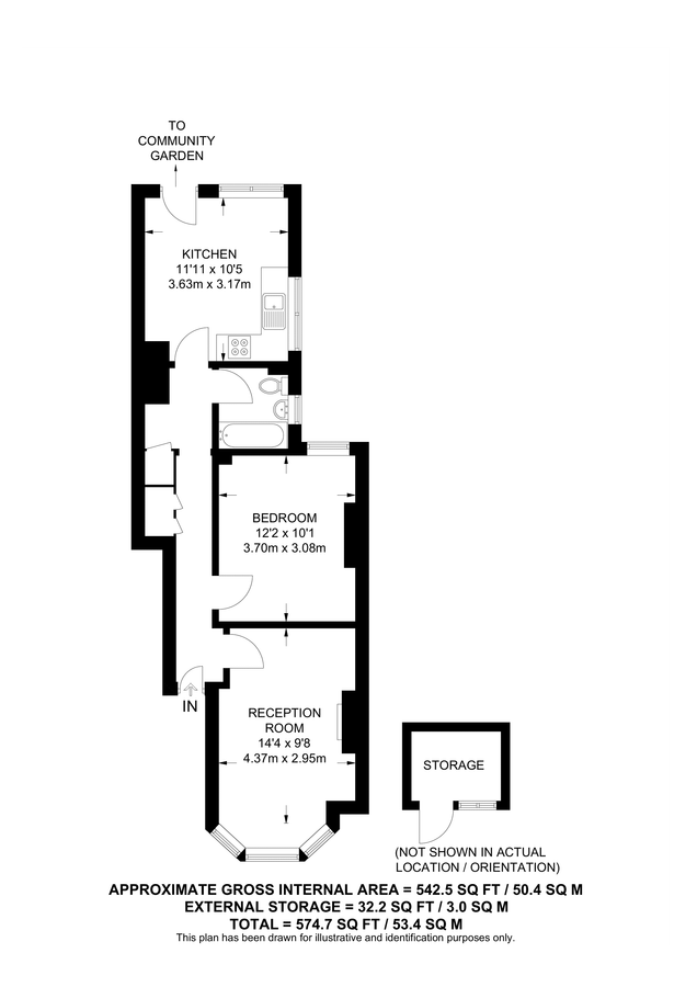 Квартира в Лондоне, Великобритания, 53 м² - фото 10