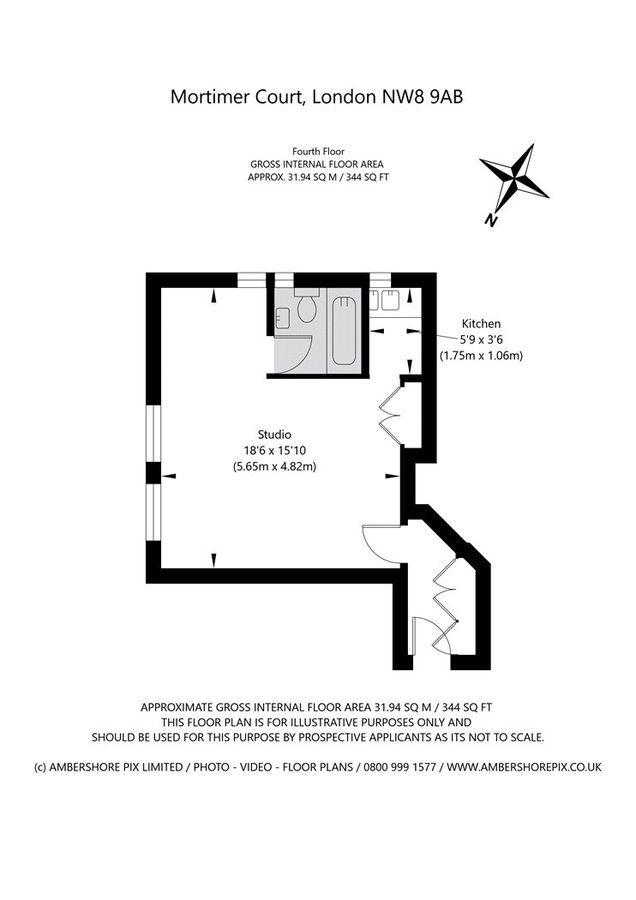 Квартира в Лондоне, Великобритания, 32 м² - фото 11