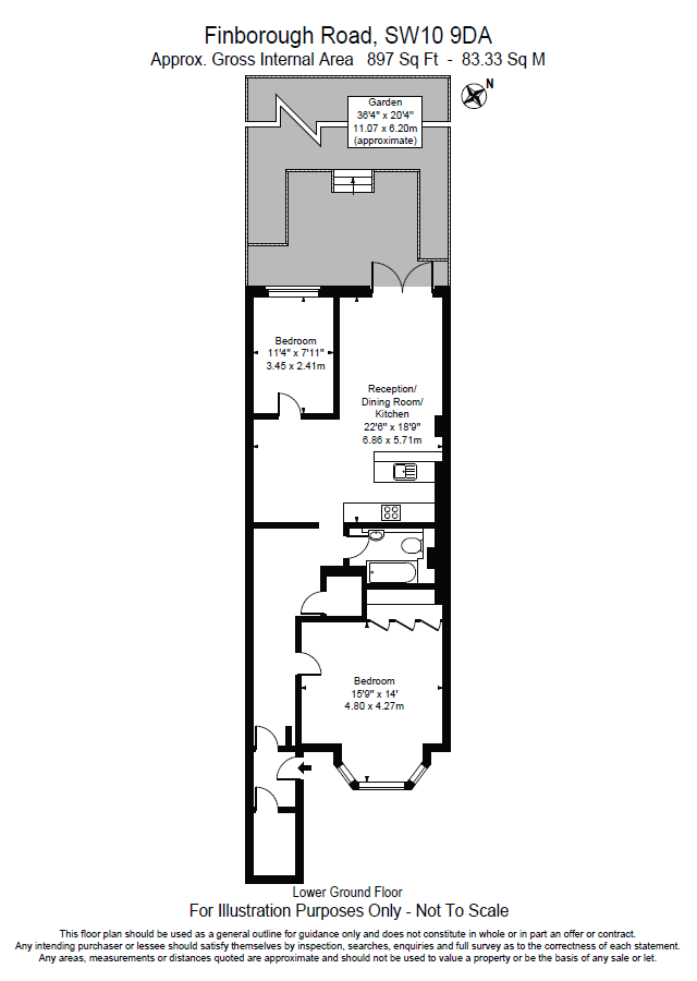 Квартира в Лондоне, Великобритания, 83 м² - фото 12