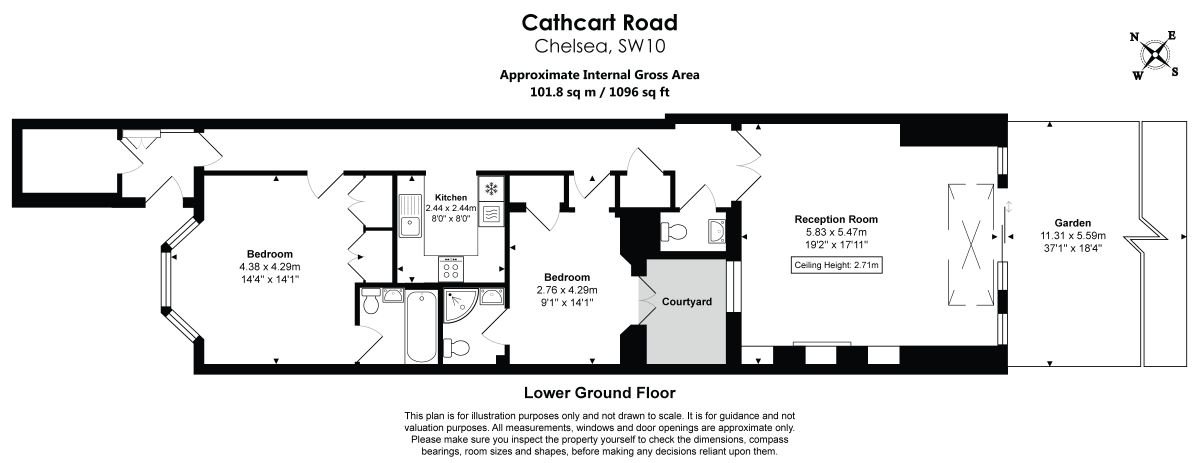 Квартира в Лондоне, Великобритания, 102 м² - фото 13