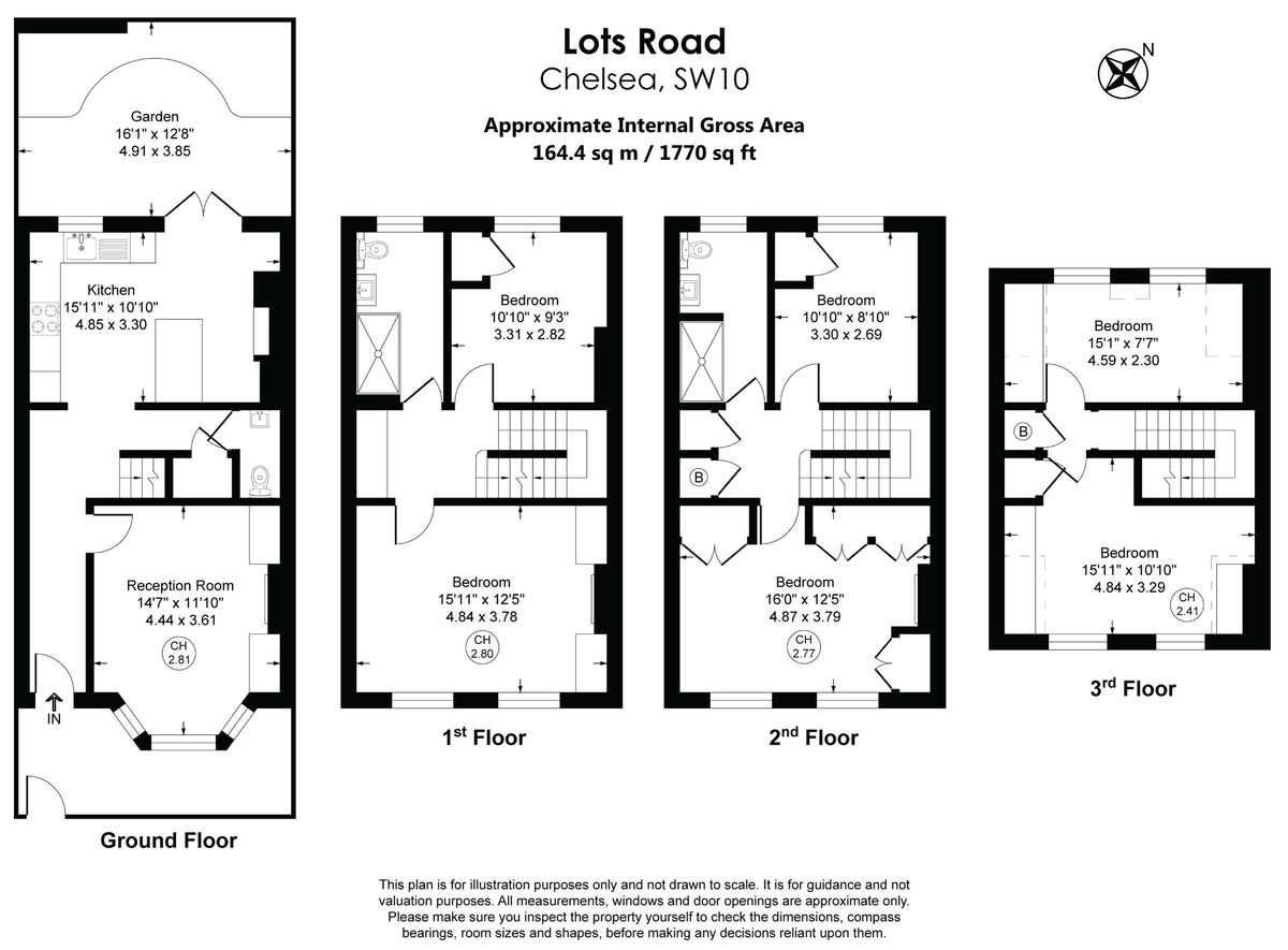 Квартира в Лондоне, Великобритания, 164 м² - фото 14