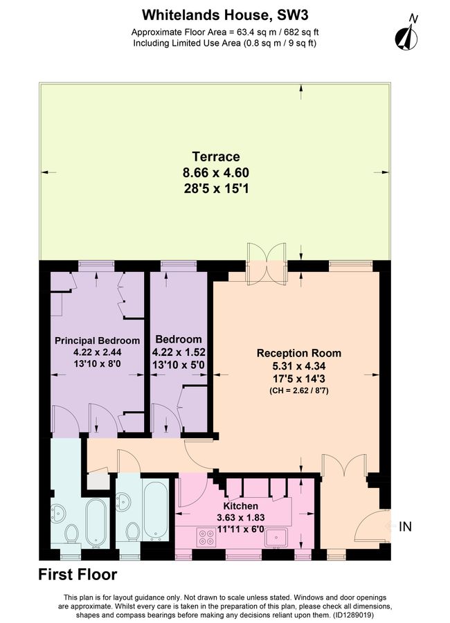 Квартира в Лондоне, Великобритания, 64 м² - фото 14