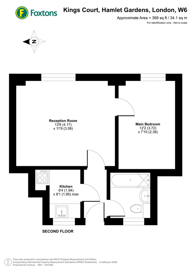 Квартира в Лондоне, Великобритания, 34 м² - фото 15