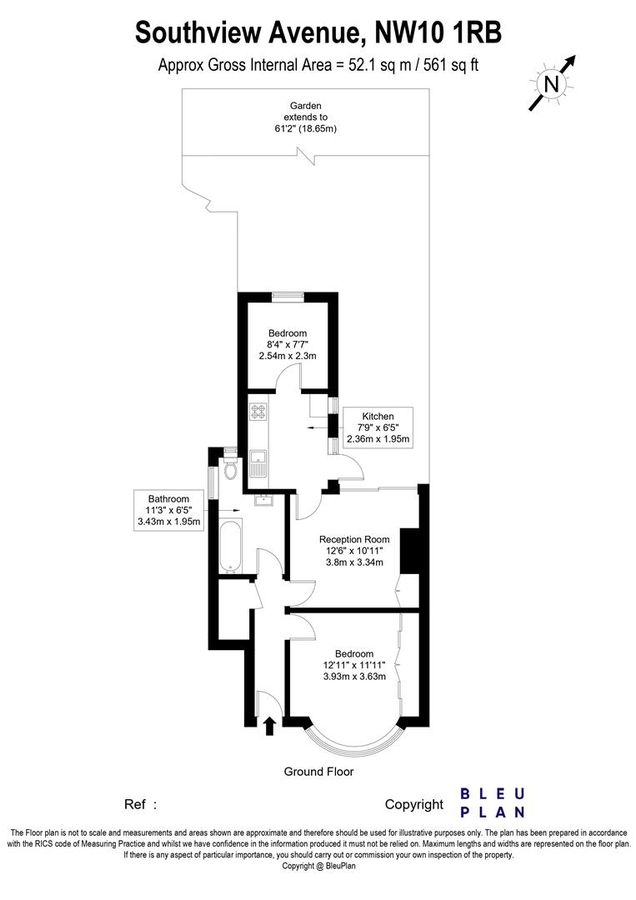 Квартира в Лондоне, Великобритания, 52 м² - фото 16