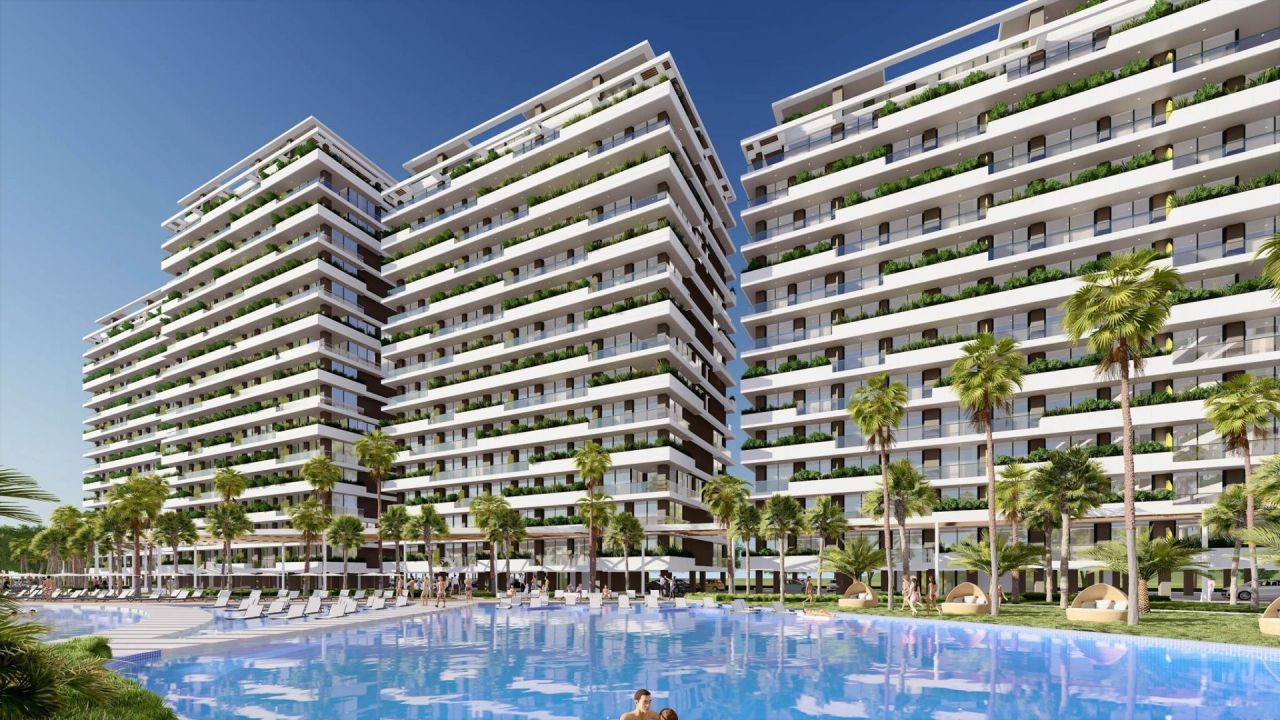 Апартаменты в Фамагусте, Кипр, 47 м² - фото 1