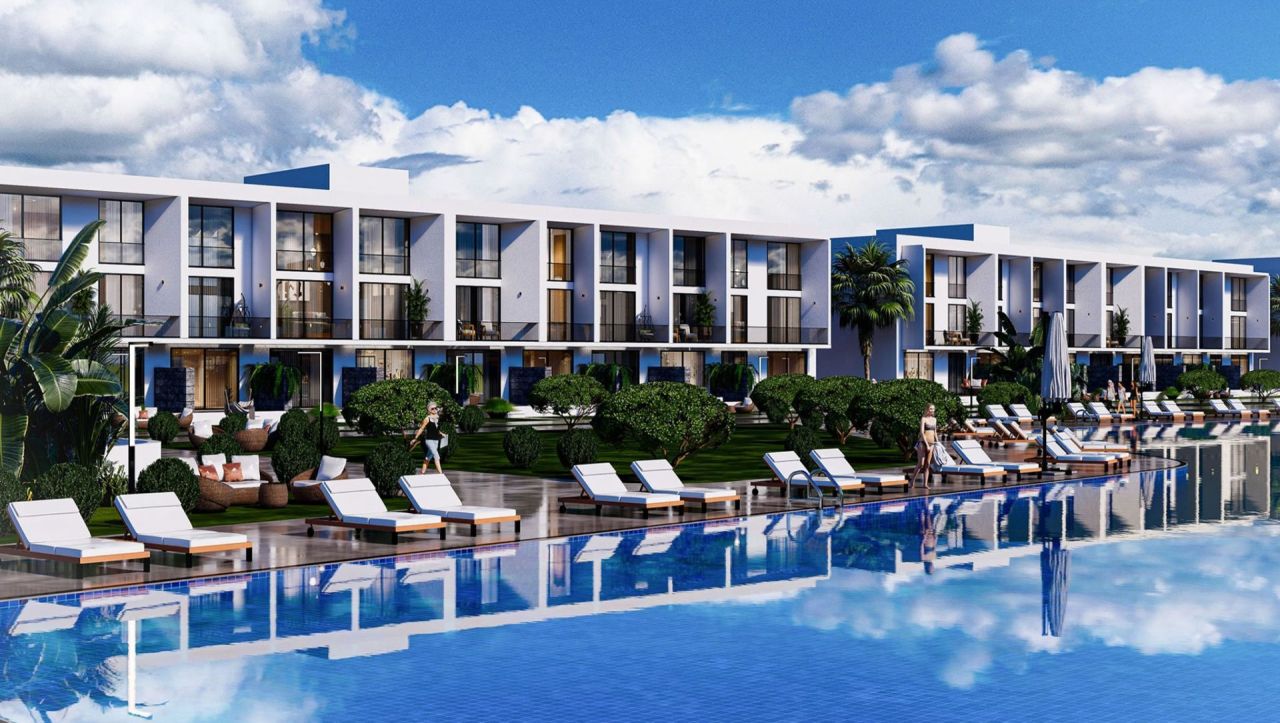 Апартаменты в Фамагусте, Кипр, 48 м² - фото 1