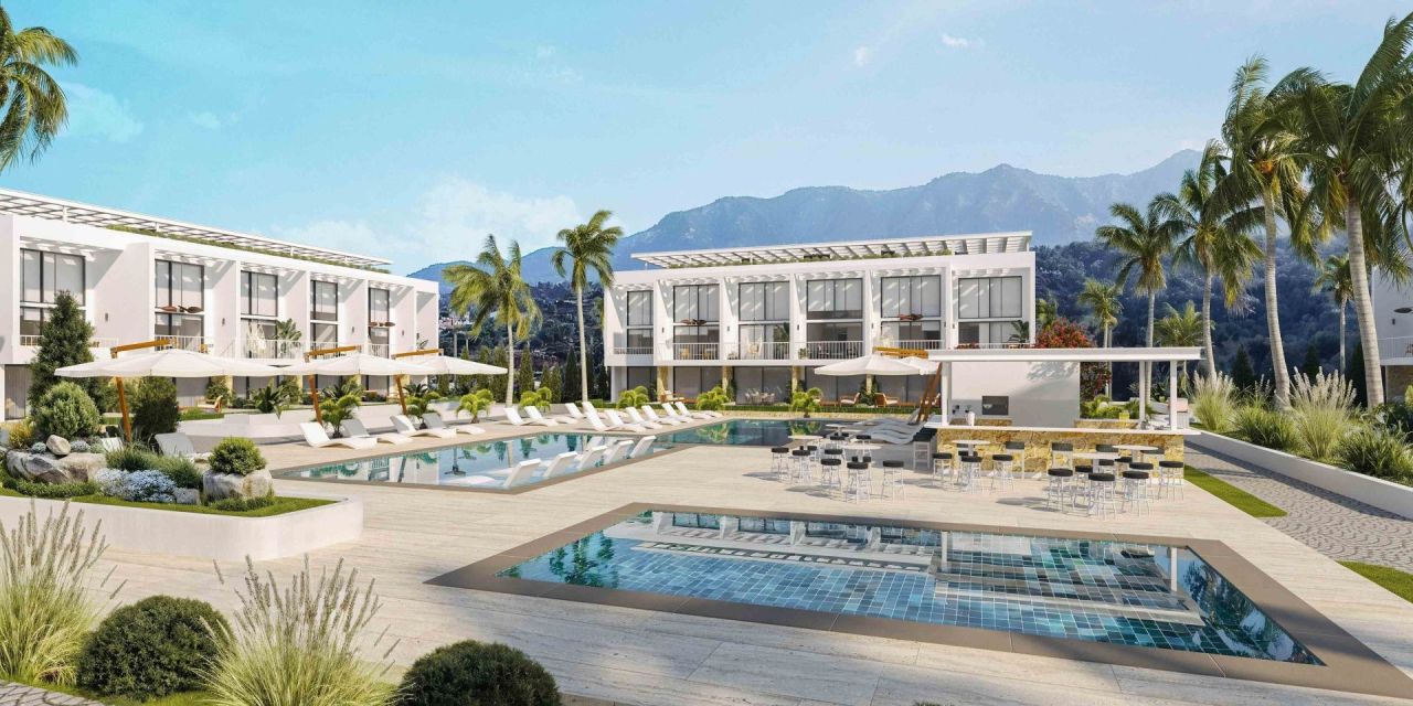 Апартаменты в Кирении, Кипр, 90 м² - фото 1