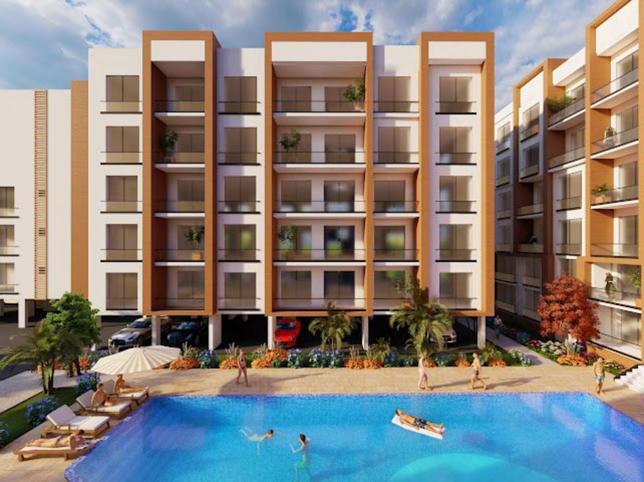 Апартаменты в Фамагусте, Кипр, 60 м² - фото 1