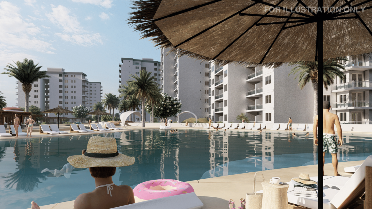 Апартаменты в Фамагусте, Кипр, 94 м² - фото 2