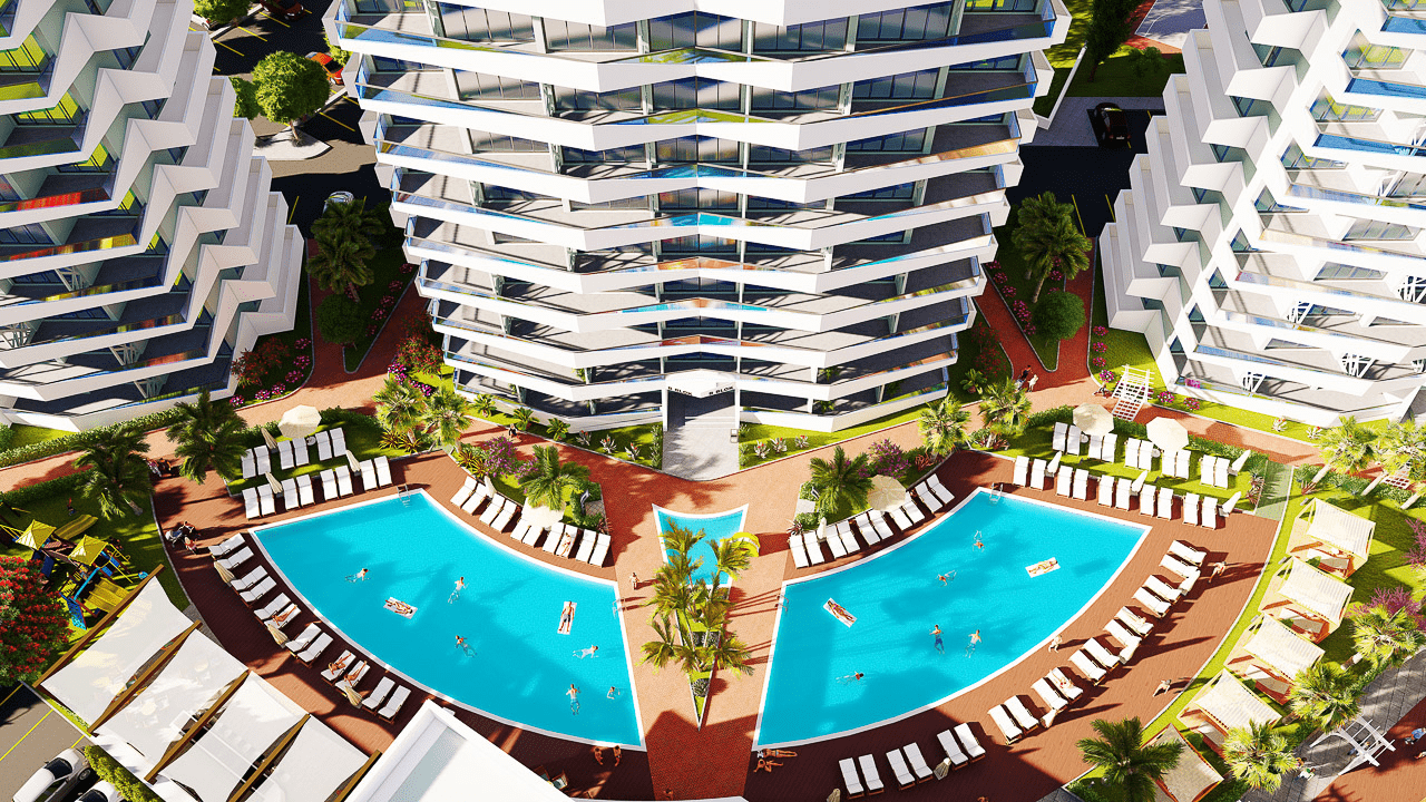 Апартаменты в Фамагусте, Кипр, 48 м² - фото 3