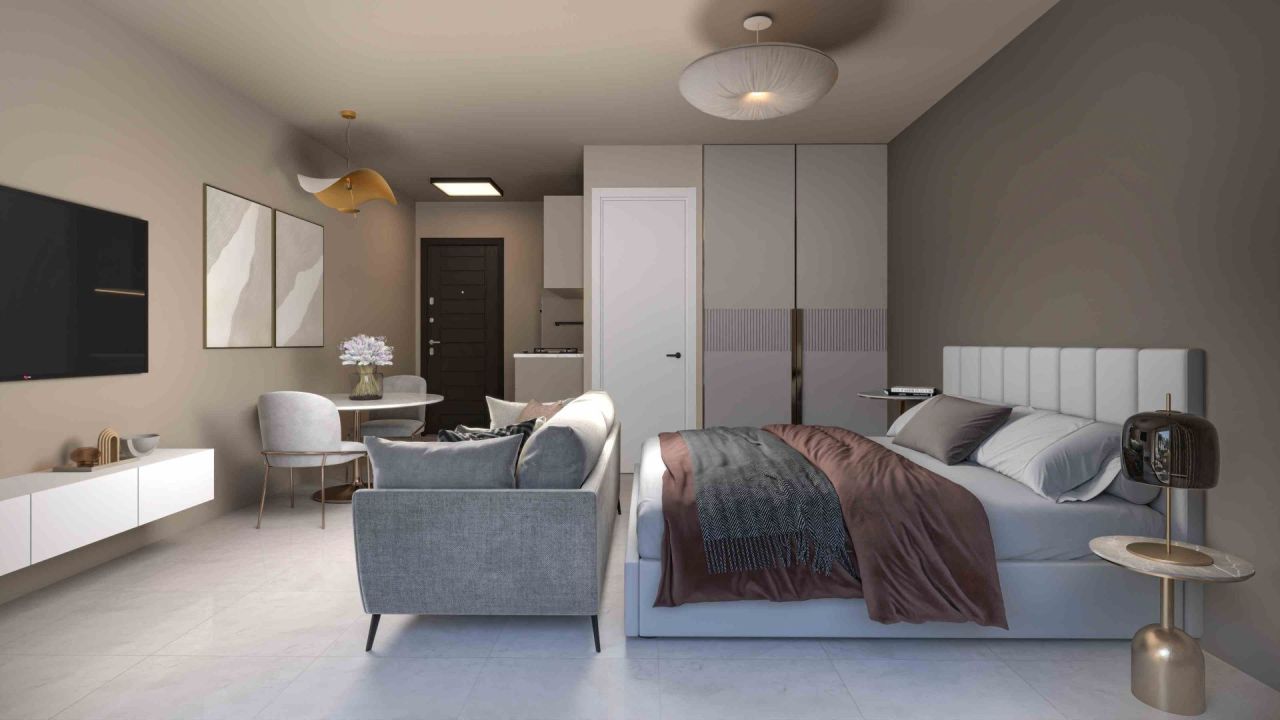 Апартаменты в Кирении, Кипр, 42 м² - фото 3