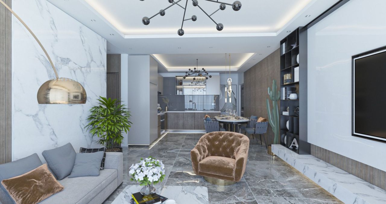 Апартаменты в Фамагусте, Кипр, 88 м² - фото 4