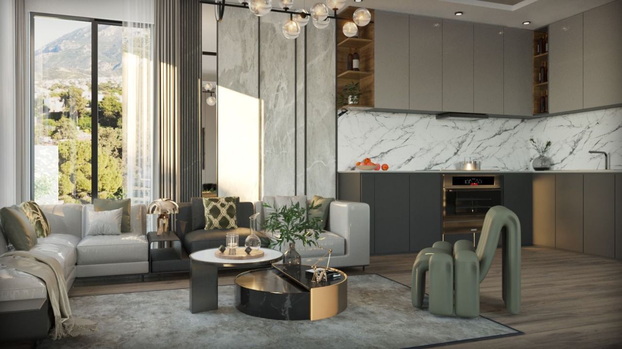 Апартаменты в Кирении, Кипр, 120 м² - фото 4