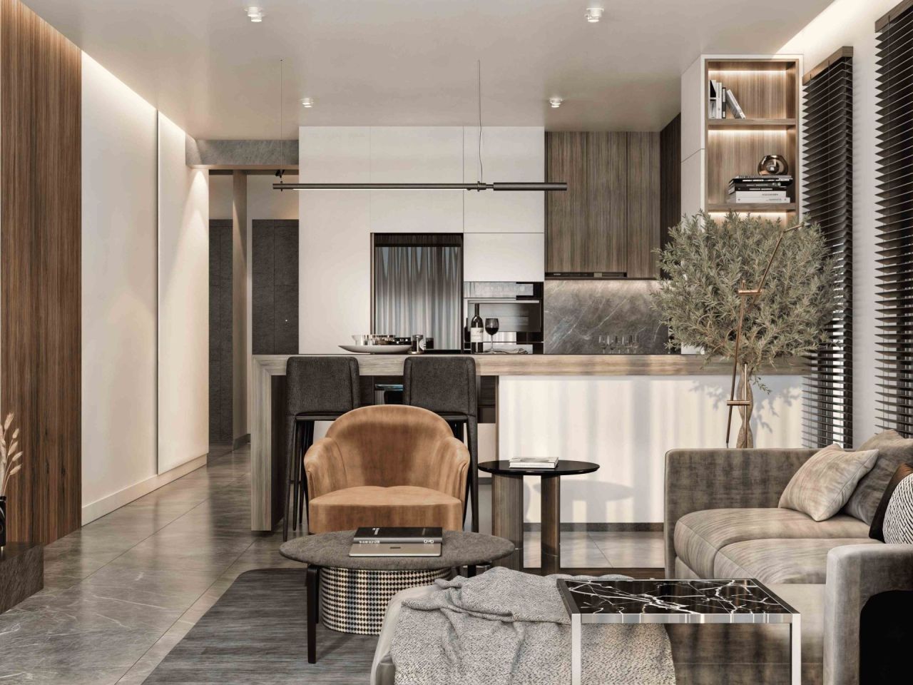 Апартаменты в Кирении, Кипр, 100 м² - фото 6