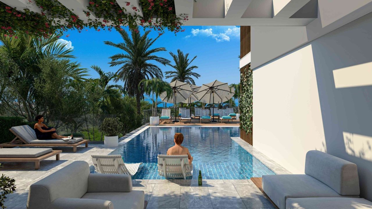 Апартаменты в Кирении, Кипр, 90 м² - фото 6