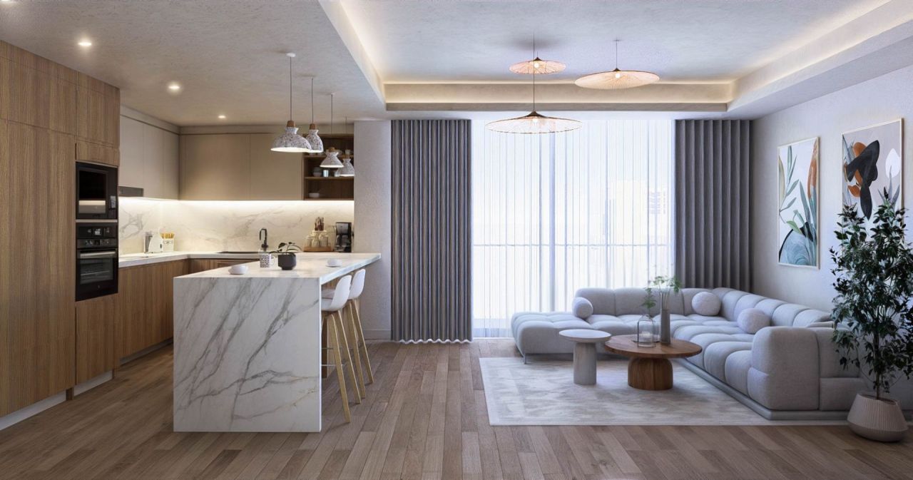 Апартаменты в Кирении, Кипр, 70 м² - фото 7