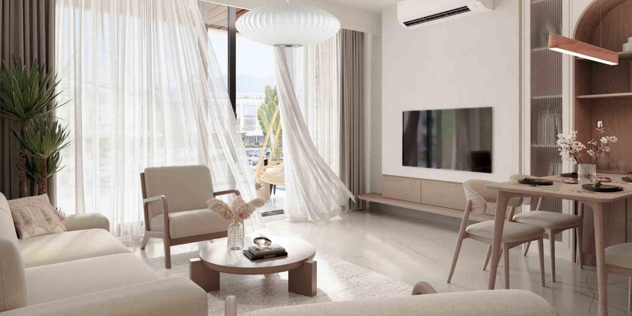 Апартаменты в Кирении, Кипр, 70 м² - фото 7