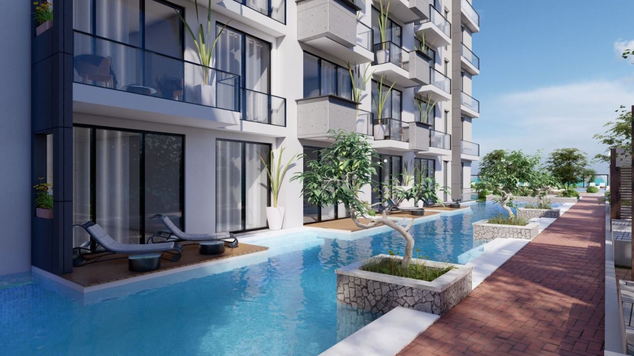 Апартаменты в Газиверене, Кипр, 50 м² - фото 8