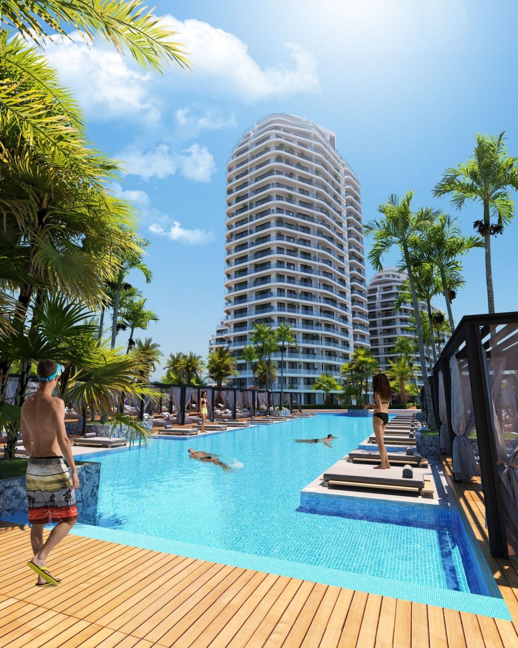 Апартаменты в Газиверене, Кипр, 34 м² - фото 8