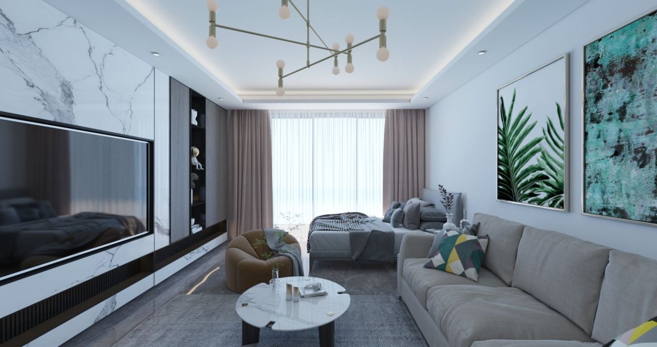 Апартаменты в Фамагусте, Кипр, 40 м² - фото 8