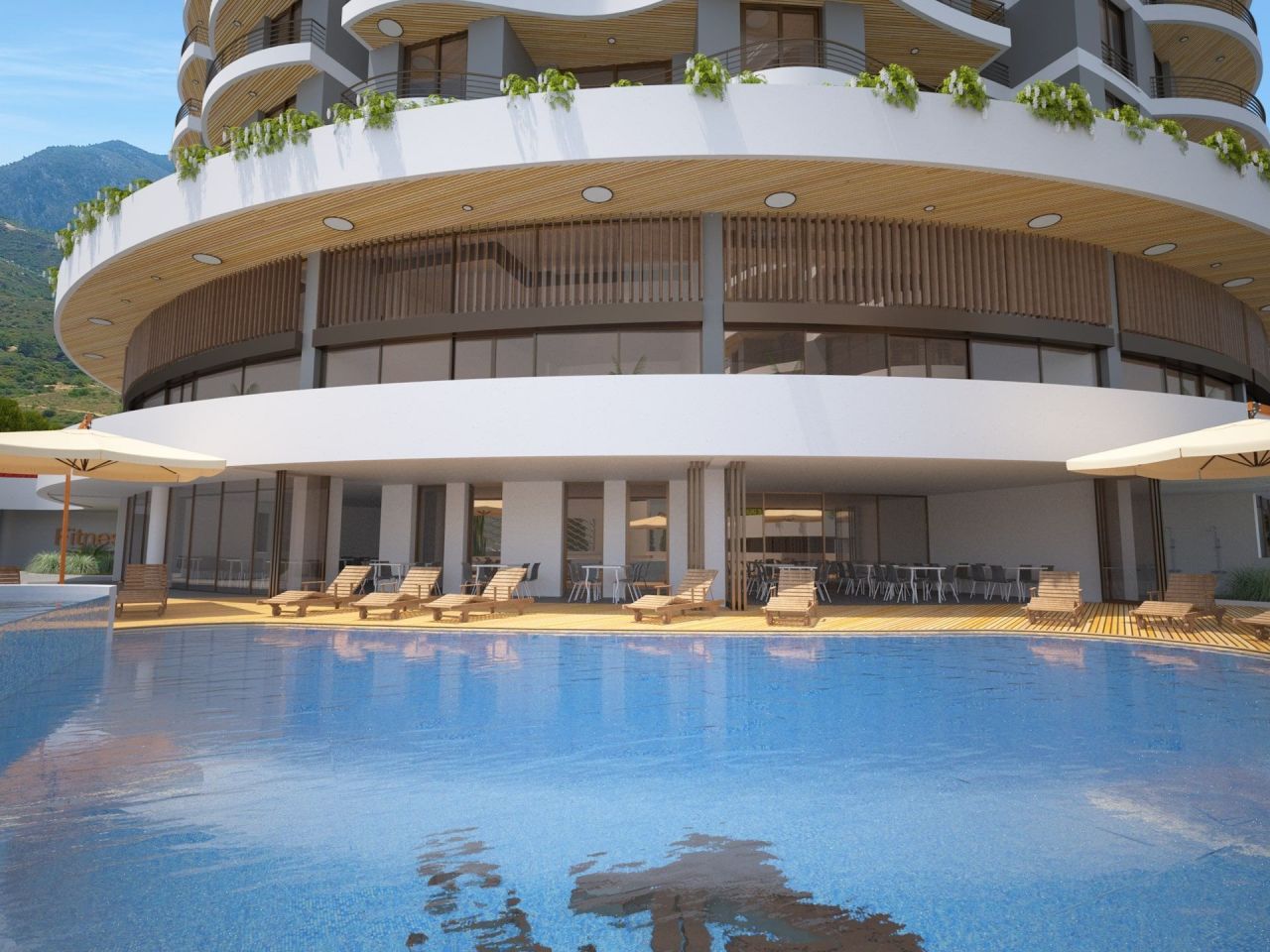 Апартаменты в Кирении, Кипр, 45 м² - фото 8