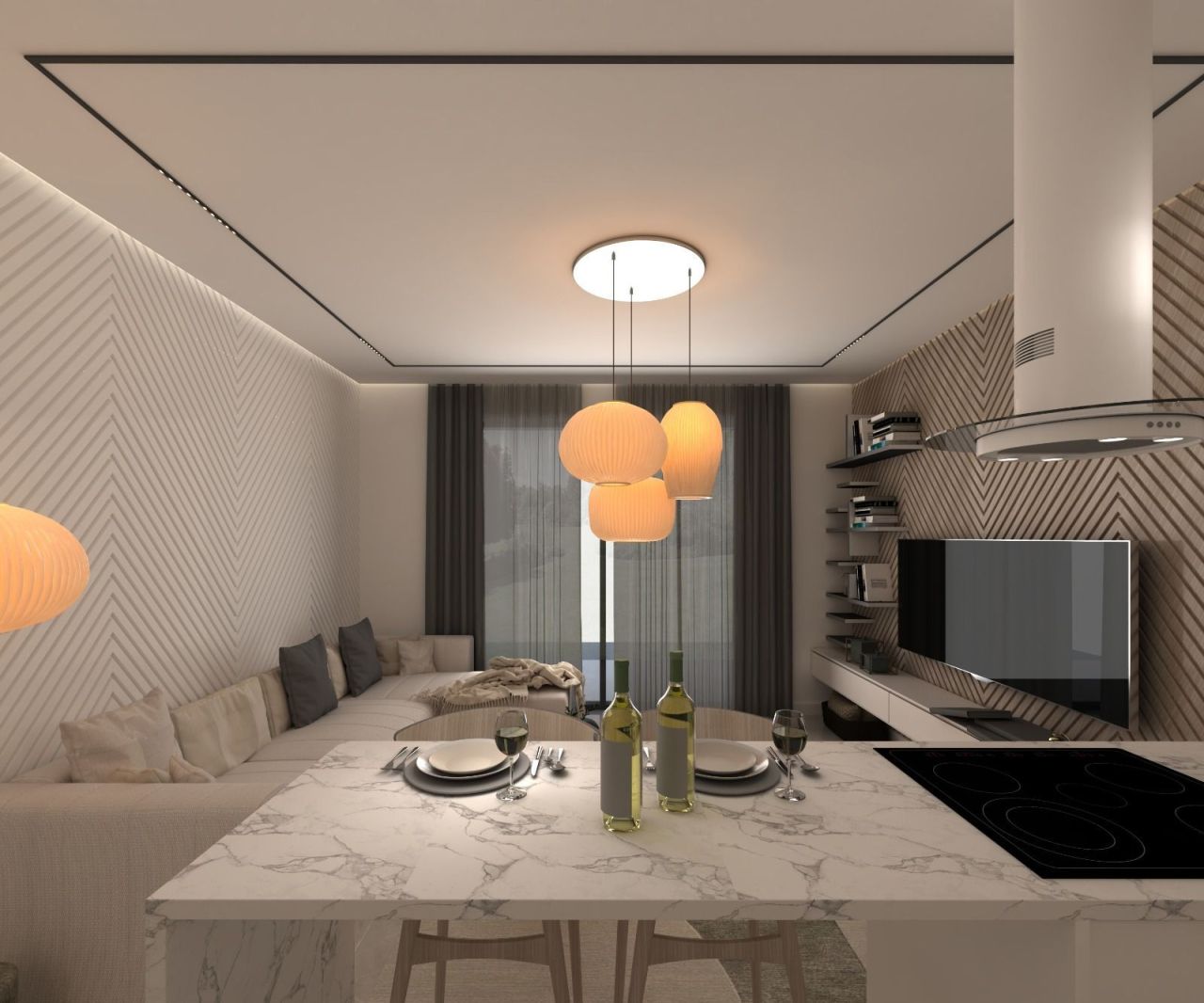 Апартаменты в Фамагусте, Кипр, 113 м² - фото 9