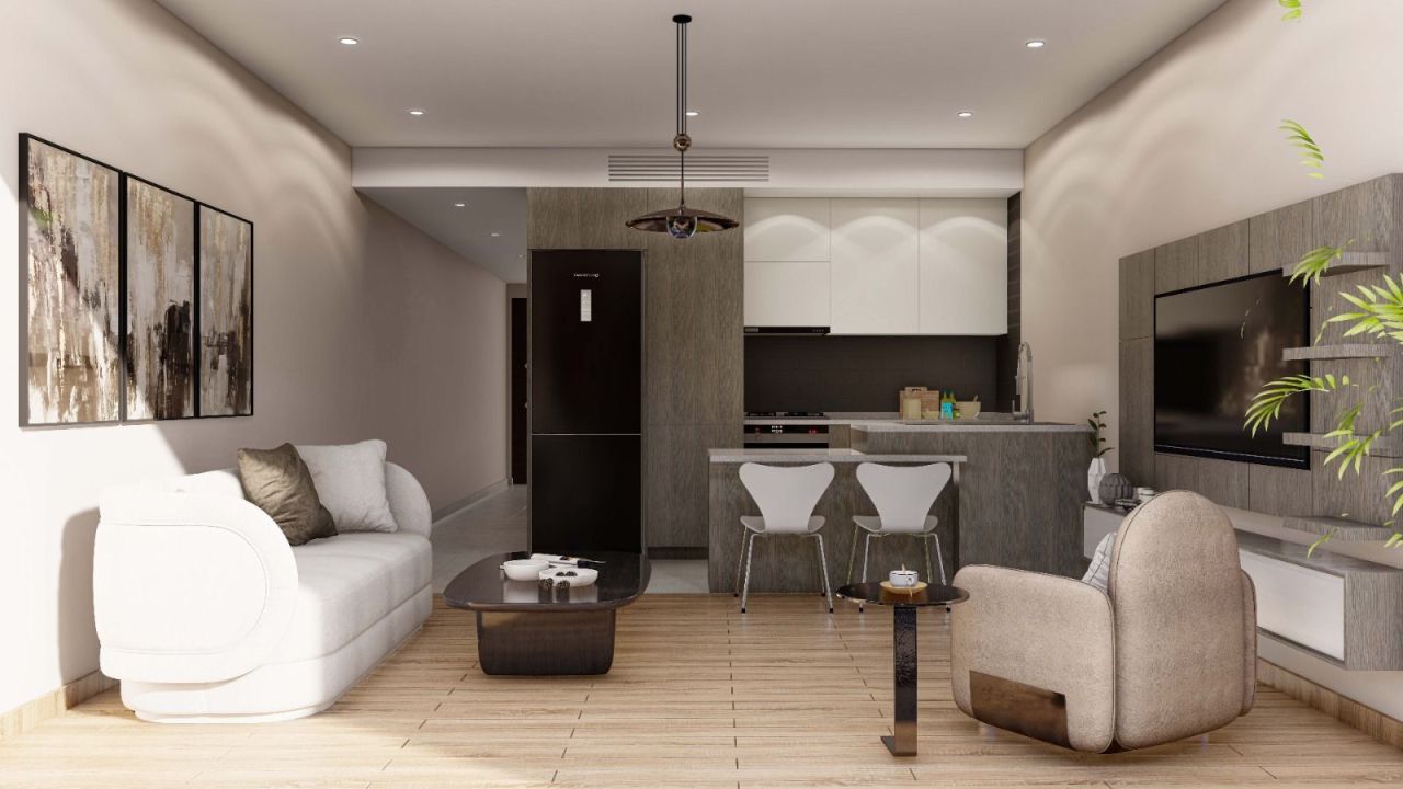 Апартаменты в Кирении, Кипр, 81 м² - фото 4