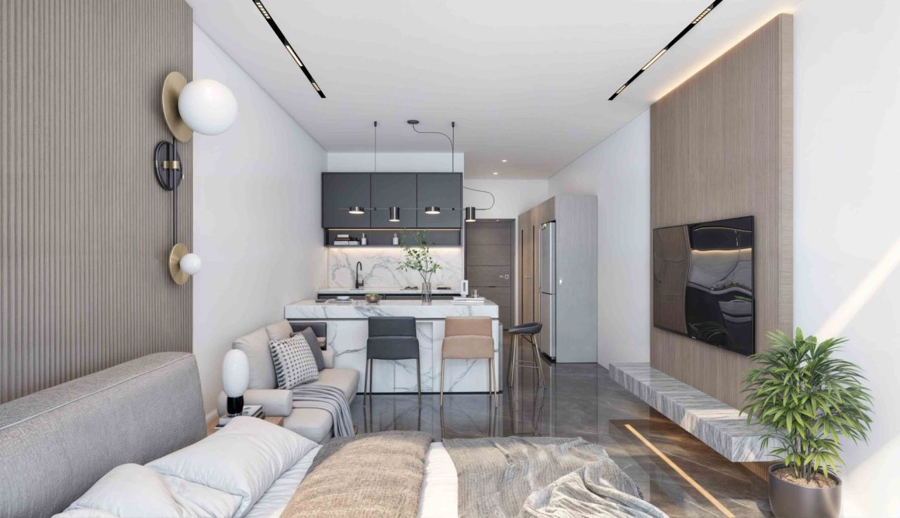 Апартаменты в Кирении, Кипр, 51 м² - фото 10