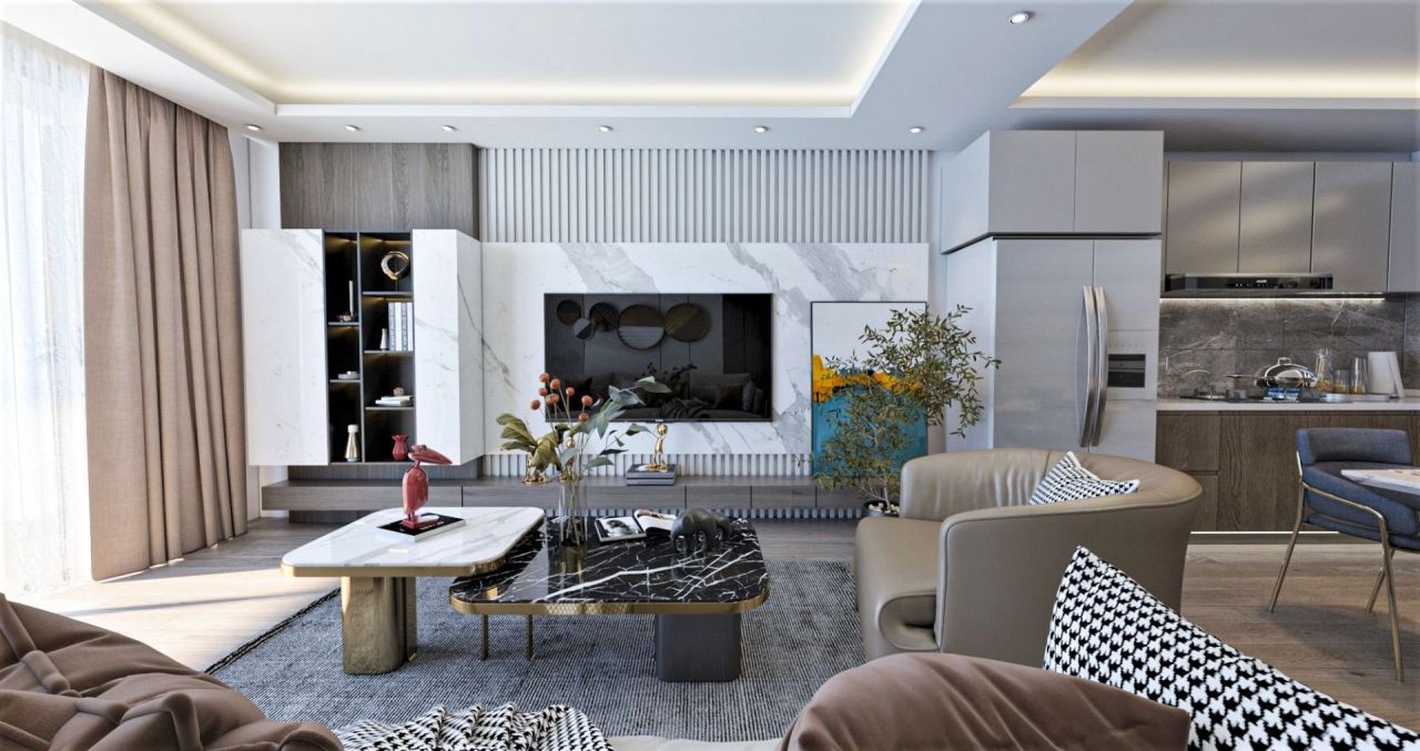 Апартаменты в Фамагусте, Кипр, 45 м² - фото 11