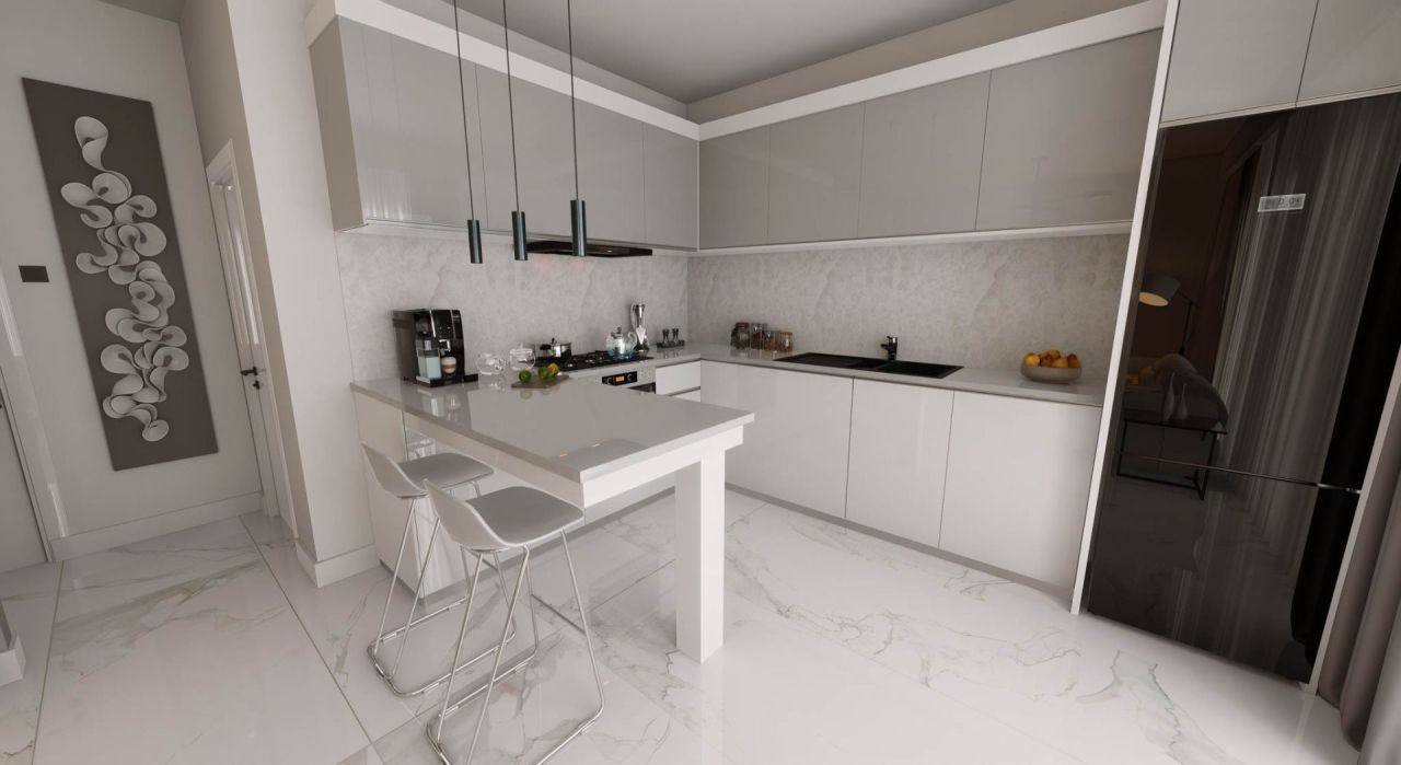 Апартаменты в Кирении, Кипр, 80 м² - фото 11